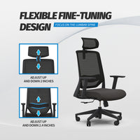 High Back Ergonomic Computer Chair Sillas De Oficina Executive Manager Office Chairs With Headrest