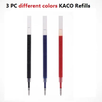 Youpin KACOGREEN Roller  Signing PEN Gel Ink Smooth Writing Durable Signing Black Refill 1 PCS Retail 0.5mm/3pc KACO Refil