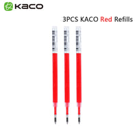 Youpin KACOGREEN Roller  Signing PEN Gel Ink Smooth Writing Durable Signing Black Refill 1 PCS Retail 0.5mm/3pc KACO Refil