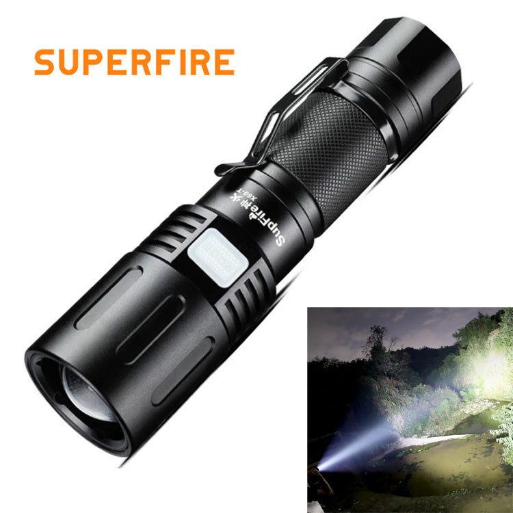 Powerful Rechargeable LED  Flashlights Torch EDC Flashlight Waterproof Hunting  Tactical 18650 Battery  Flashlight