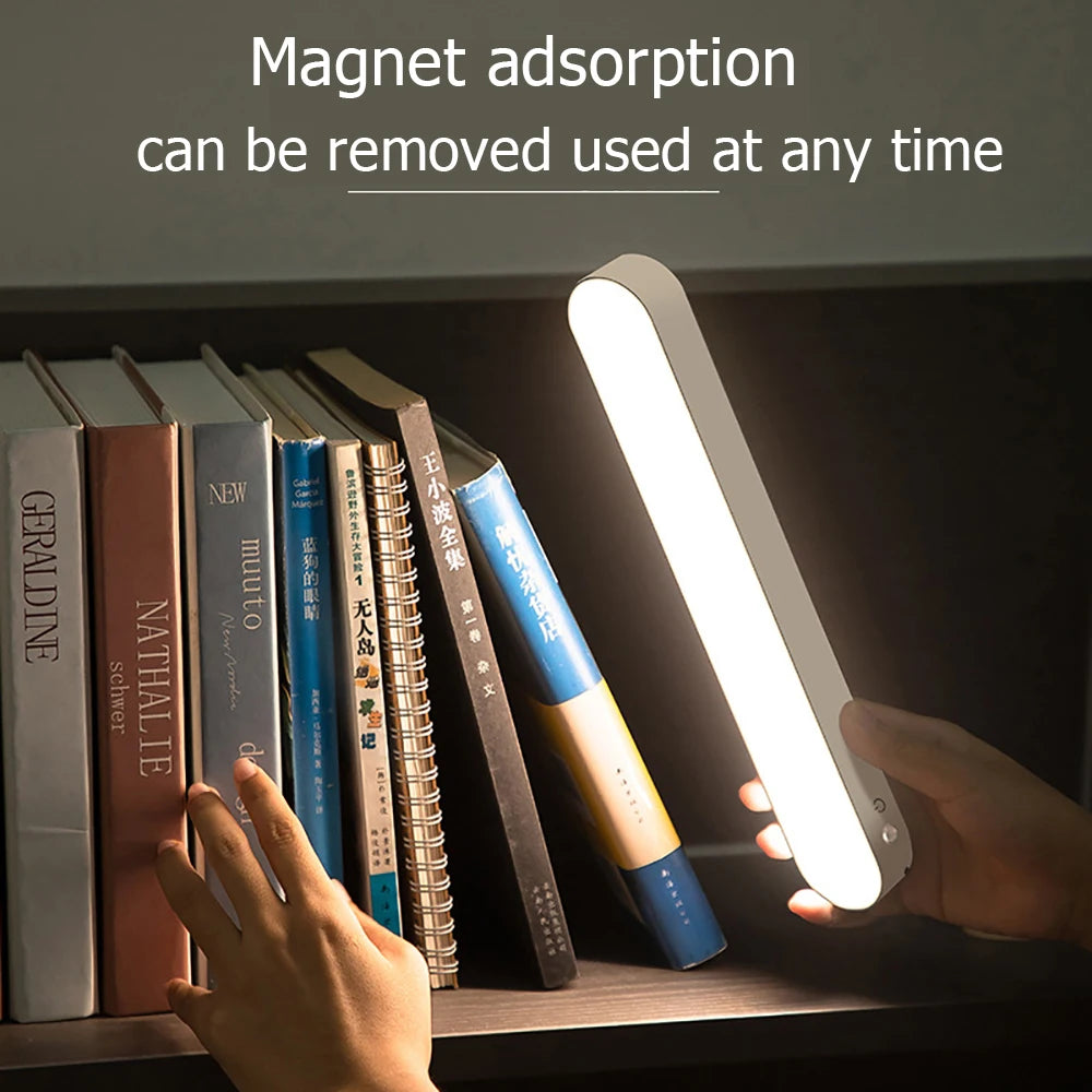 Desk Lamp USB LED Light Table Lamp Computer Desk Rechargeable Lamp Magnetic Office Study Reading Stand Light for Bedroom