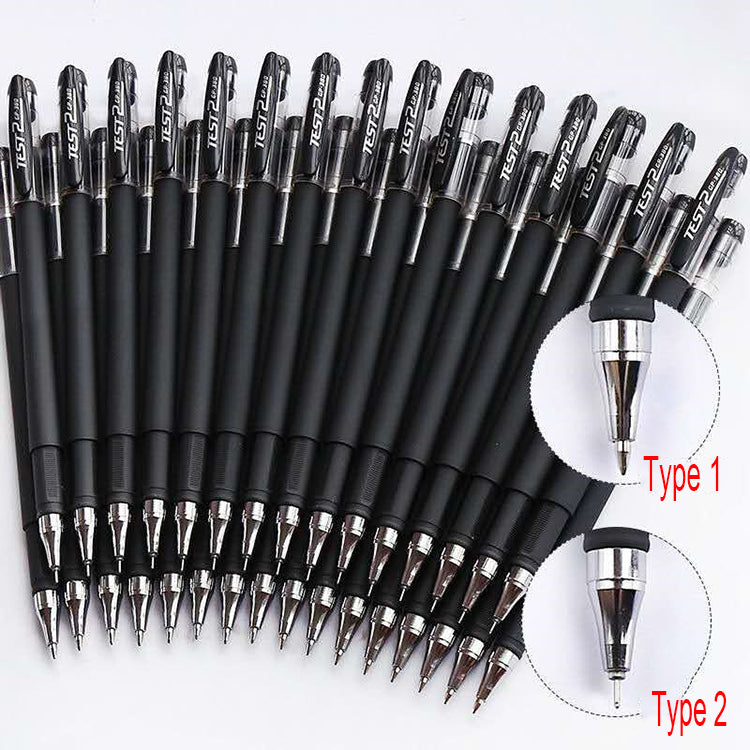 Wholesale Signature Water Pen Black Stationery Office Custom Cheap Frosted Gel Pen