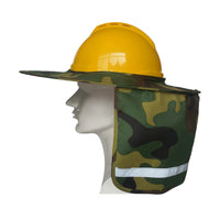 Hard Hat Sun Shade Hat Polyester Mesh Sun Shade Protection With Safety High Visibility Reflective Stripe