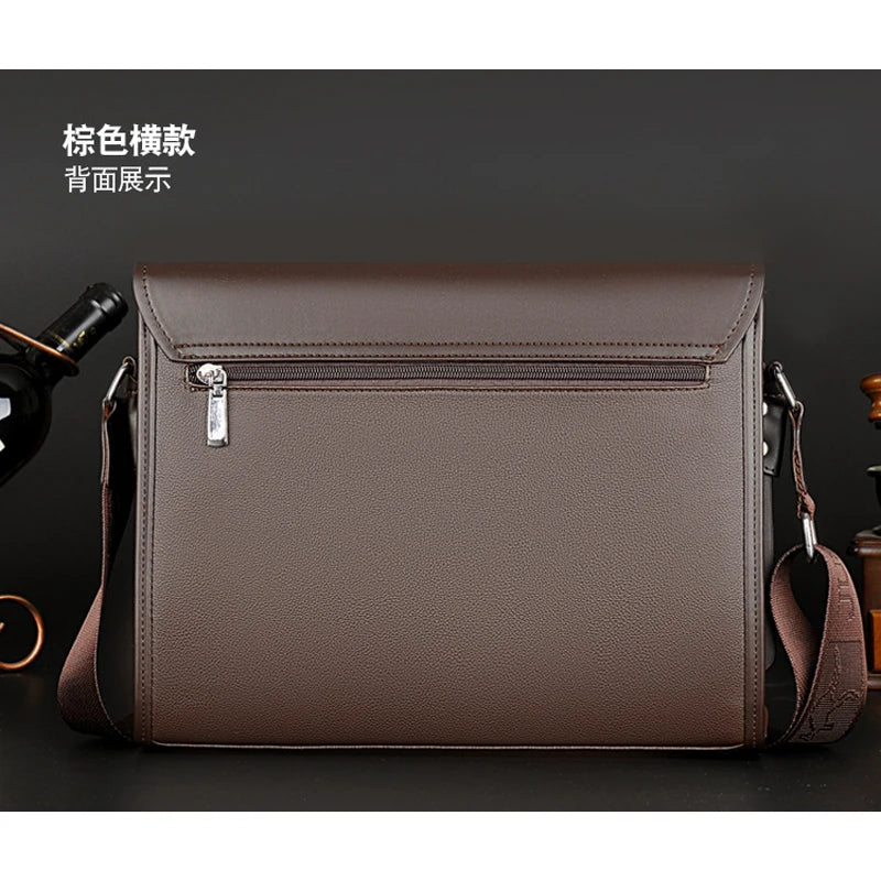 Portable Hand Work Business Office Male Messenger Bag Men Briefcase for Document Handbag Satchel Portfolio Bussiness Partfel Bag