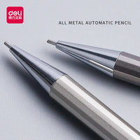 DELI High Quality Full Metal Mechanical Pencil 0.5/0.7 Lapices  for Professional PaintingAnd Writing School Supplies