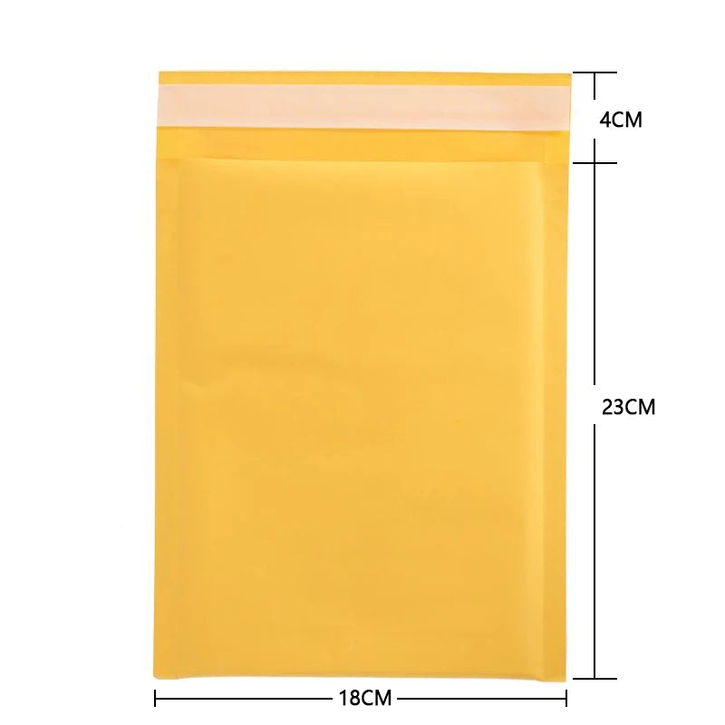 100pcs/Lot Kraft Paper Bubble Envelopes Bags Different Specifications Mailers Padded Shipping Envelope With Bubble Mailing Bag