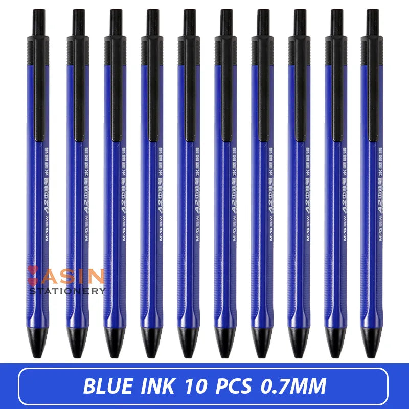 M&G Semi Gel Writing Ball Point Pen 0.7mm Black/Blue/Red Economic Ball Pen for School and Office Gift Supply  Ballpoint