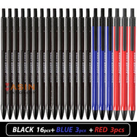 M&G Semi Gel Writing Ball Point Pen 0.7mm Black/Blue/Red Economic Ball Pen for School and Office Gift Supply  Ballpoint