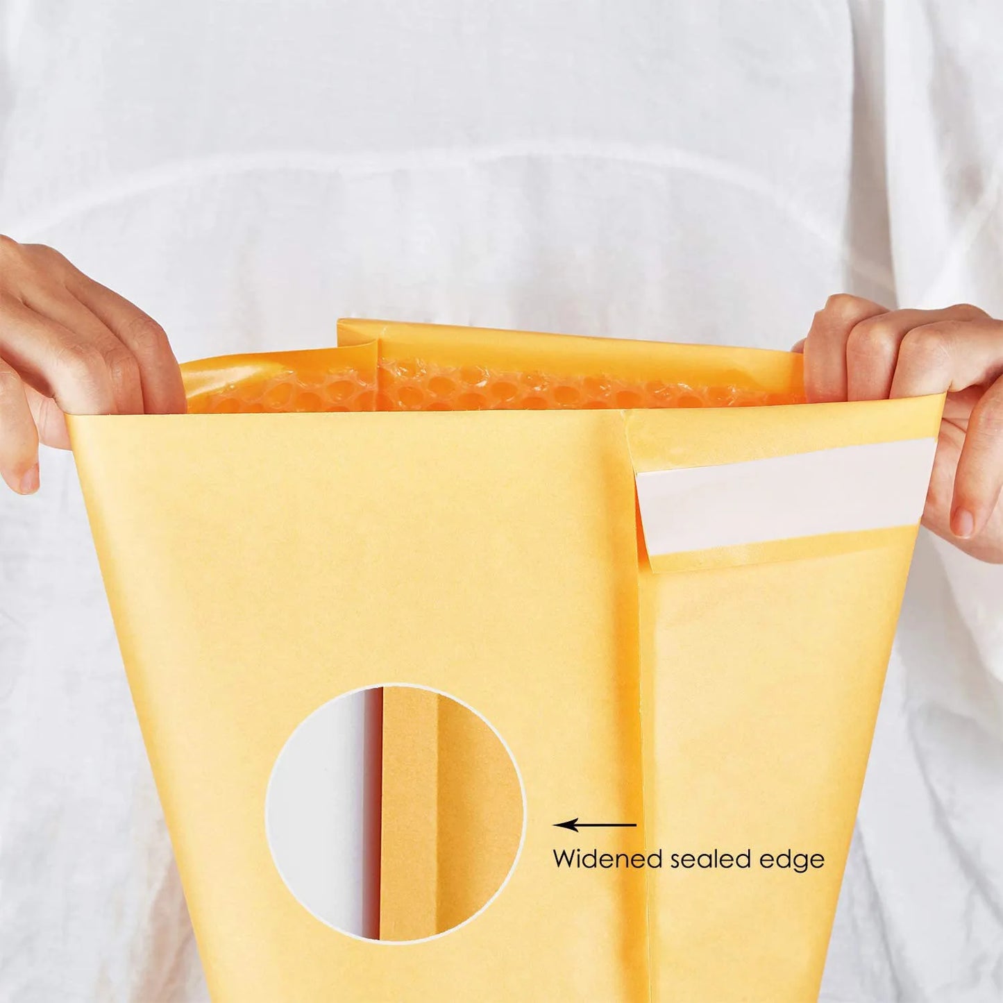 Bubble Envelope Bag Yellow Bubble PolyMailer Self Seal Mailing Bags Padded Envelopes for Magazine Lined Mailer