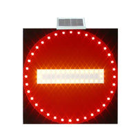 Manufacturer Low Price Traffic Safety  Plate Traffic Signs of All Shapes LED/AC Powered Solar LED Traffic Light