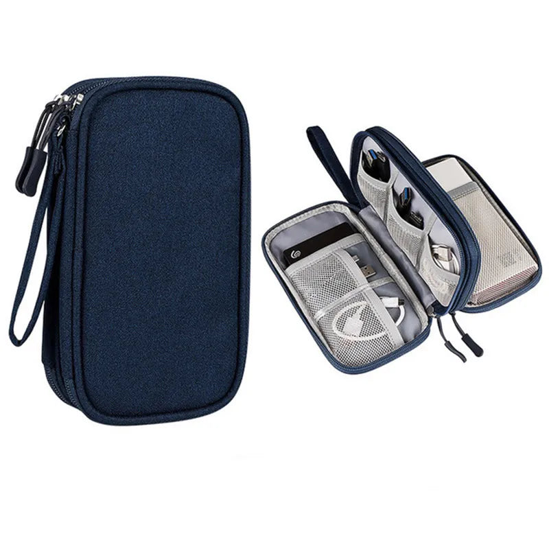 Travel Cable Bag Portable Digital Storage Pouch Waterproof Electronic Accessories Storage Bag Travel Organizer Cable Organizer