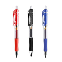 3+20Pcs Gel Pen and Refill Black Blue Red Ink Bullet 0.5mm Gel Pens School&Office Supplies Stationery With Free Shipping