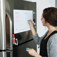 A4 Size Magnetic Whiteboard Pens Vinyl Fridge Dry Erase White Board Refrigerator Magnet Note Flexible Remind Message Boards