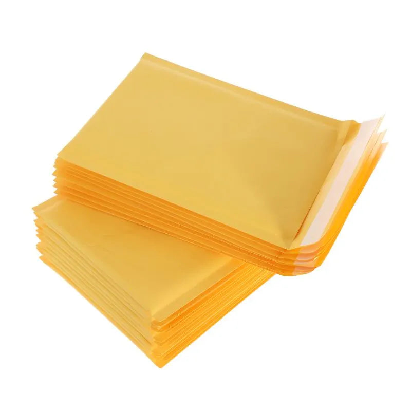 100pcs/Lot Kraft Paper Bubble Envelopes Bags Different Specifications Mailers Padded Shipping Envelope With Bubble Mailing Bag