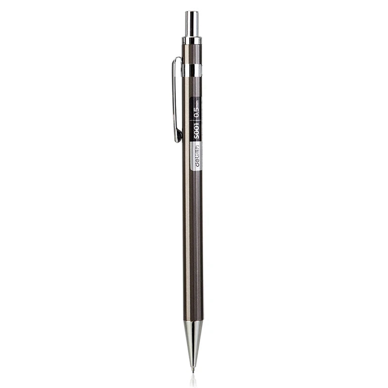 DELI High Quality Full Metal Mechanical Pencil 0.5/0.7 Lapices  for Professional PaintingAnd Writing School Supplies