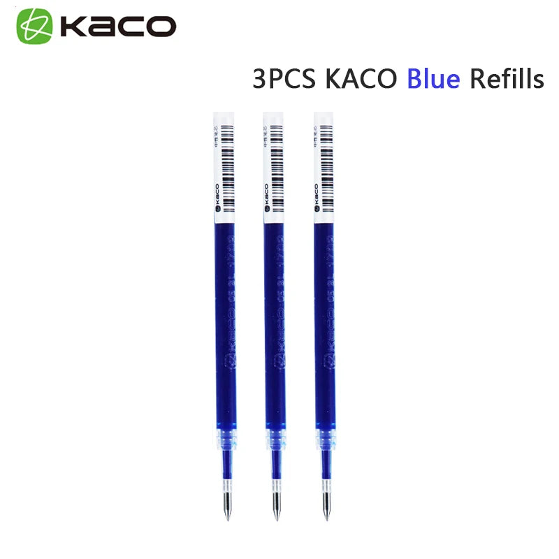 Youpin KACOGREEN Roller  Signing PEN Gel Ink Smooth Writing Durable Signing Black Refill 1 PCS Retail 0.5mm/3pc KACO Refil