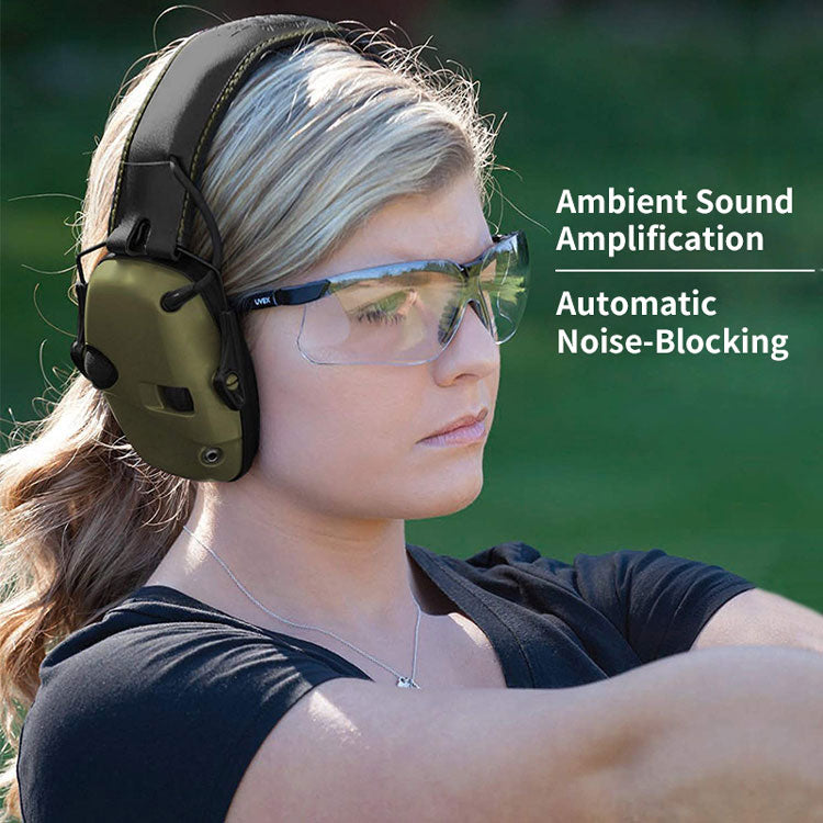 Smart Electronic Hearing Protector Active Headset Ear Muffs Hearing Protection