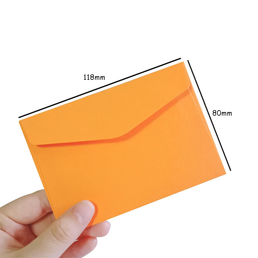 20pcs/Lot  Candy Color Mini Envelopes DIY Multifunction Craft Paper Envelope for Letter Paper Postcards School Material