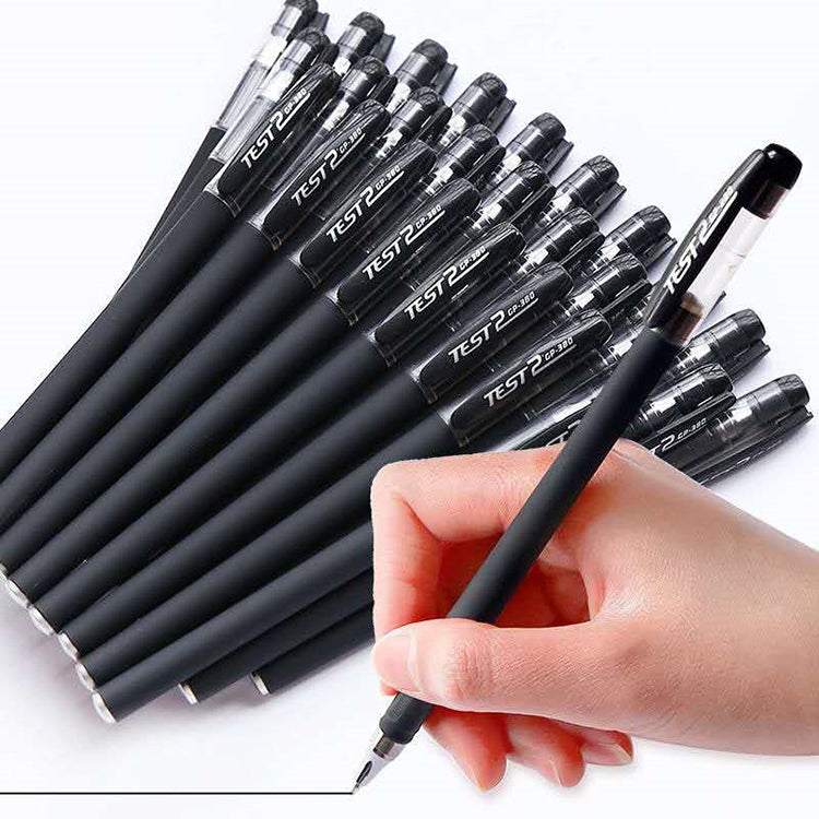 Wholesale Signature Water Pen Black Stationery Office Custom Cheap Frosted Gel Pen