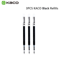 Youpin KACOGREEN Roller  Signing PEN Gel Ink Smooth Writing Durable Signing Black Refill 1 PCS Retail 0.5mm/3pc KACO Refil