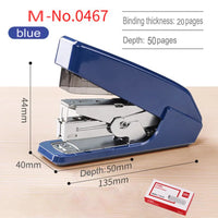 Deli Labor-Saving Stapler Office Supplies Student Special Mini Small Stapler Standard Multi-Function Practical Stapler