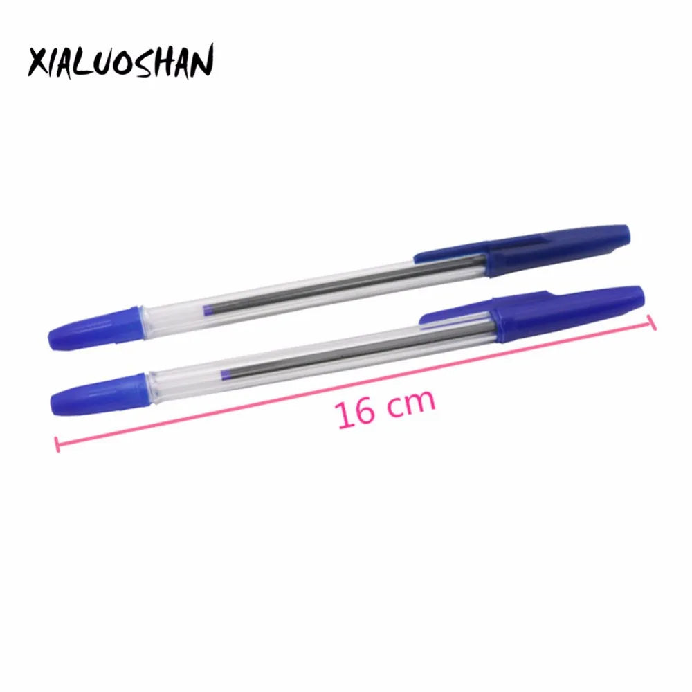 10 Pcs/Lot Bullet Ballpoint Pen Ball-Point Pen 0.7mm Blue Ink Dedicated Novelty Gift Zakka Material Office School Supplies