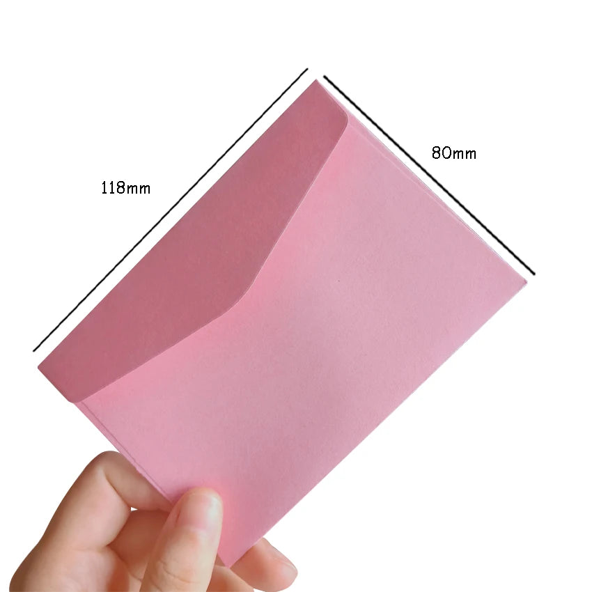 20pcs/Lot  Candy Color Mini Envelopes DIY Multifunction Craft Paper Envelope for Letter Paper Postcards School Material